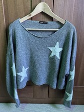 Shein Women’s Star Greg Jumper Cropped Top Size Large
