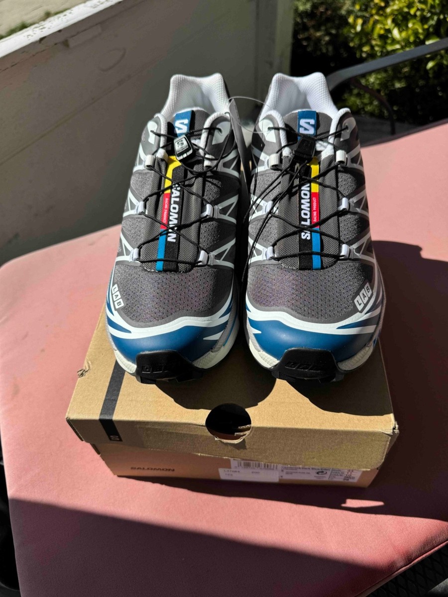 Salomon xt-6 Castlerock/Dark Blue/Eden - 478642 - MENS SIZE 10 | eBay