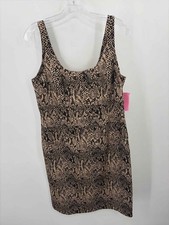 Pre-Owned MICHAEL Michael Kors Tan Size 12 Knee Length Sleeveless Dress