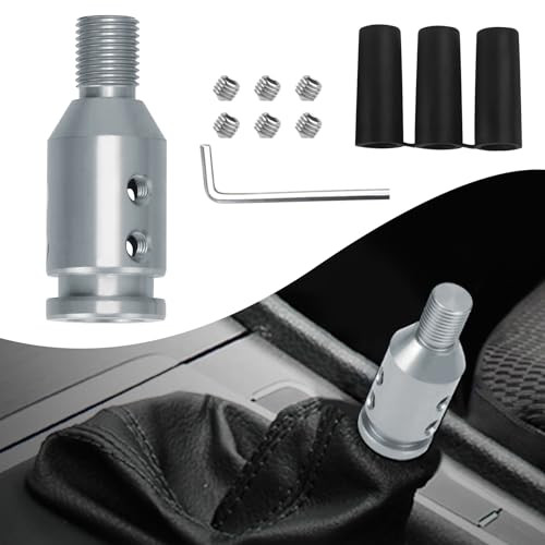 Automatic Manual Shifter Knob, Aluminum Shift Knob, Car Shift Knob Adapter,