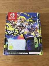 Nintendo Switch OLED Splatoon 3 Edition Console UK Great Condition Part Unused!
