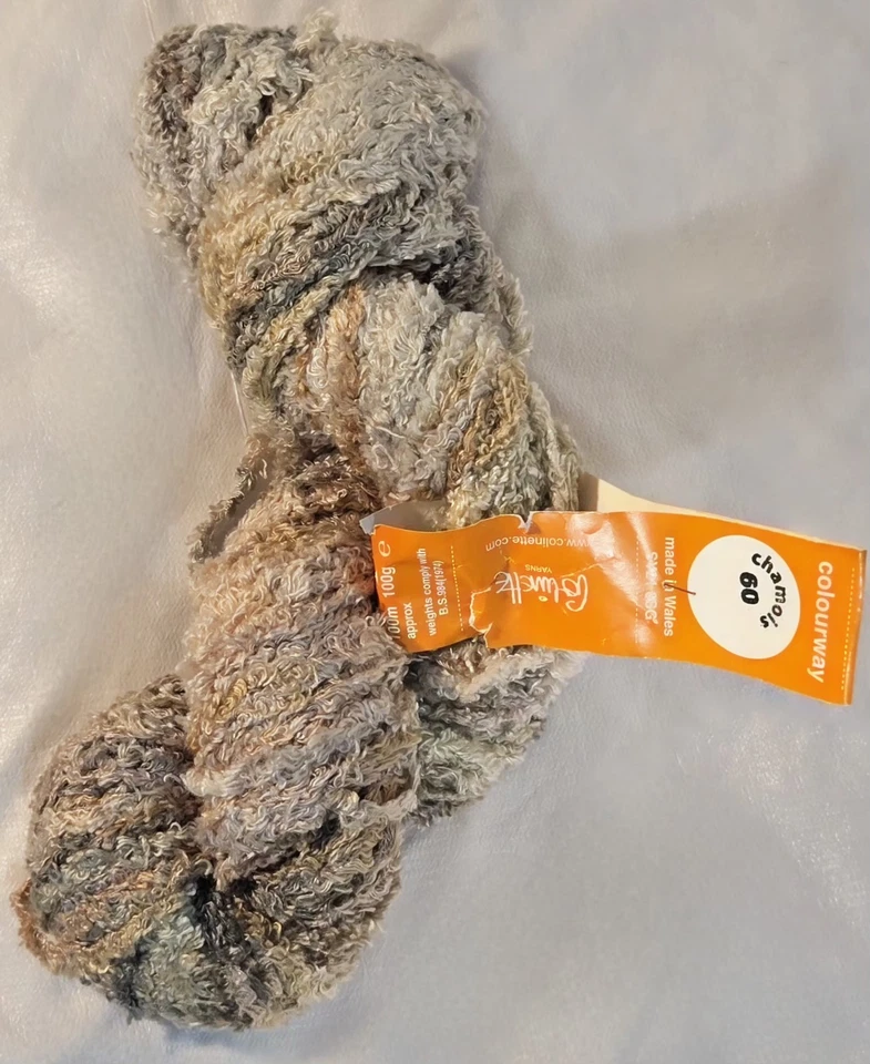 RARE COLORWAY Colinette ISIS Yarn CHAMOIS 60 100% Viscose Chenille Hand Dyed UK  - Image 3 of 4