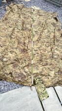 British Army Issue MTP Basha Tarp Ground Sheet Shelter Stretcher used