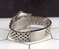 Rolex 36mm Datejust Steel Engine-Turned Ice Blue Dial Watch 16030 4