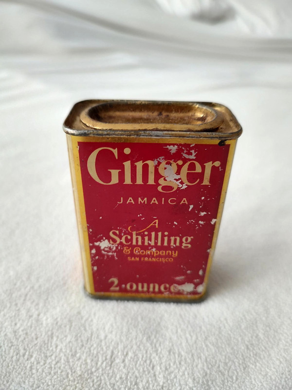 Vintage Schilling Ginger Spice Tin
