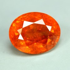 4.88 Cts Great Best Color 100  Natural Vivid Orange Spessartite Garnet Srilanka