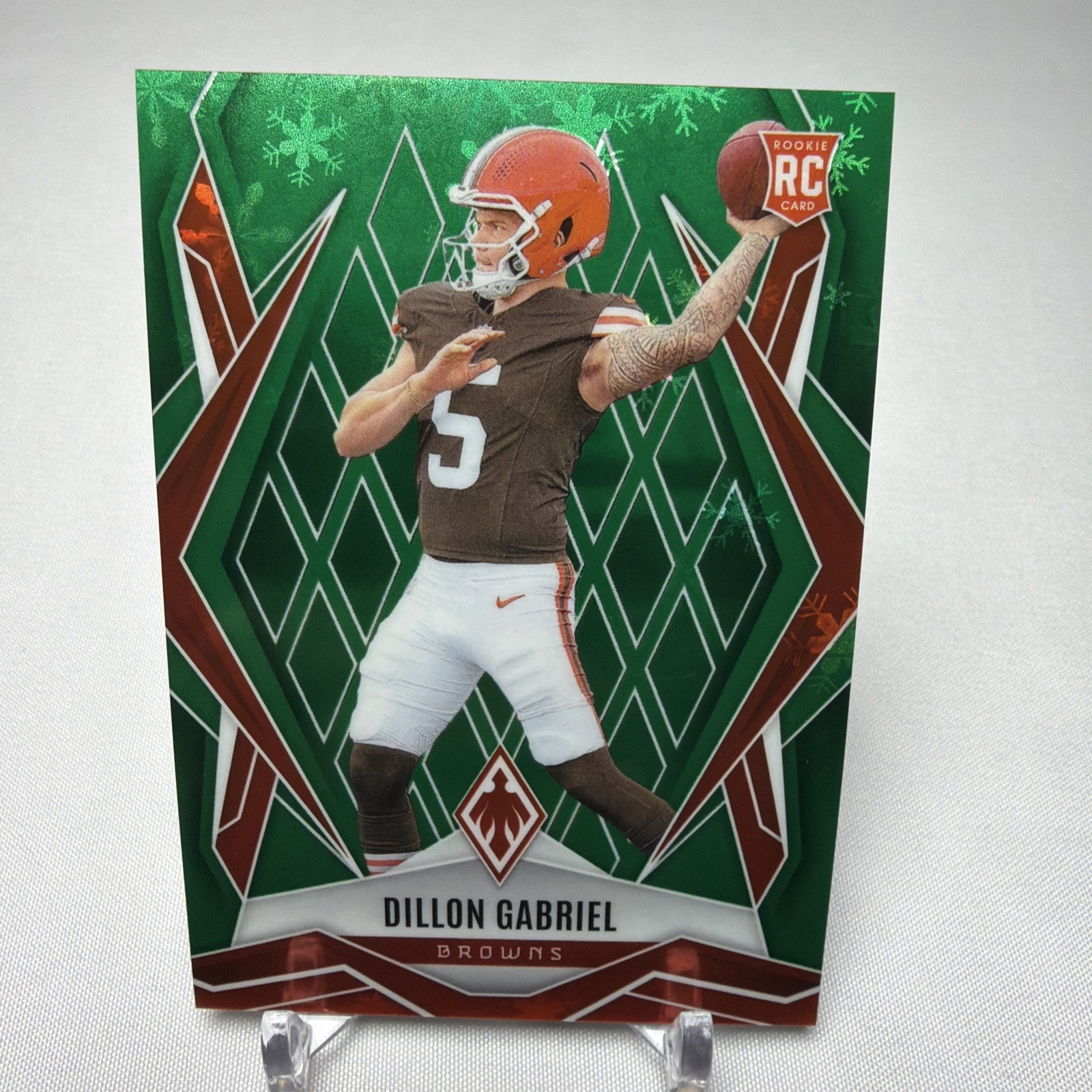2025 Panini Phoenix - Rookies Dillon Gabriel #175 Green Winter /149 (RC) Browns