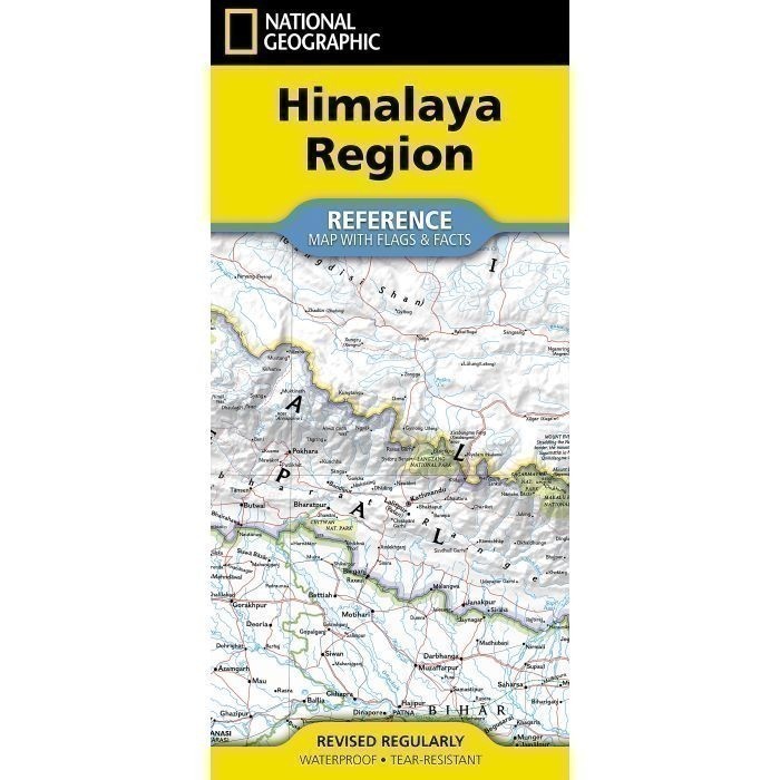 National Geographic Himalayas Map : [Folded With Flags And Facts] National Geographic Maps - Image 2