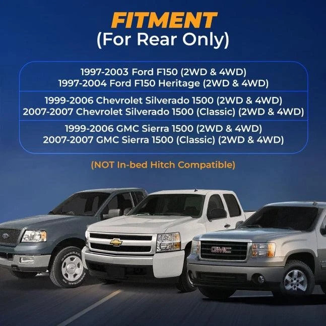 Airbag Air Suspension Kit for 1997-2003 Ford F150, F-150 Replaces Firestone 2320 Foto 3 de 4