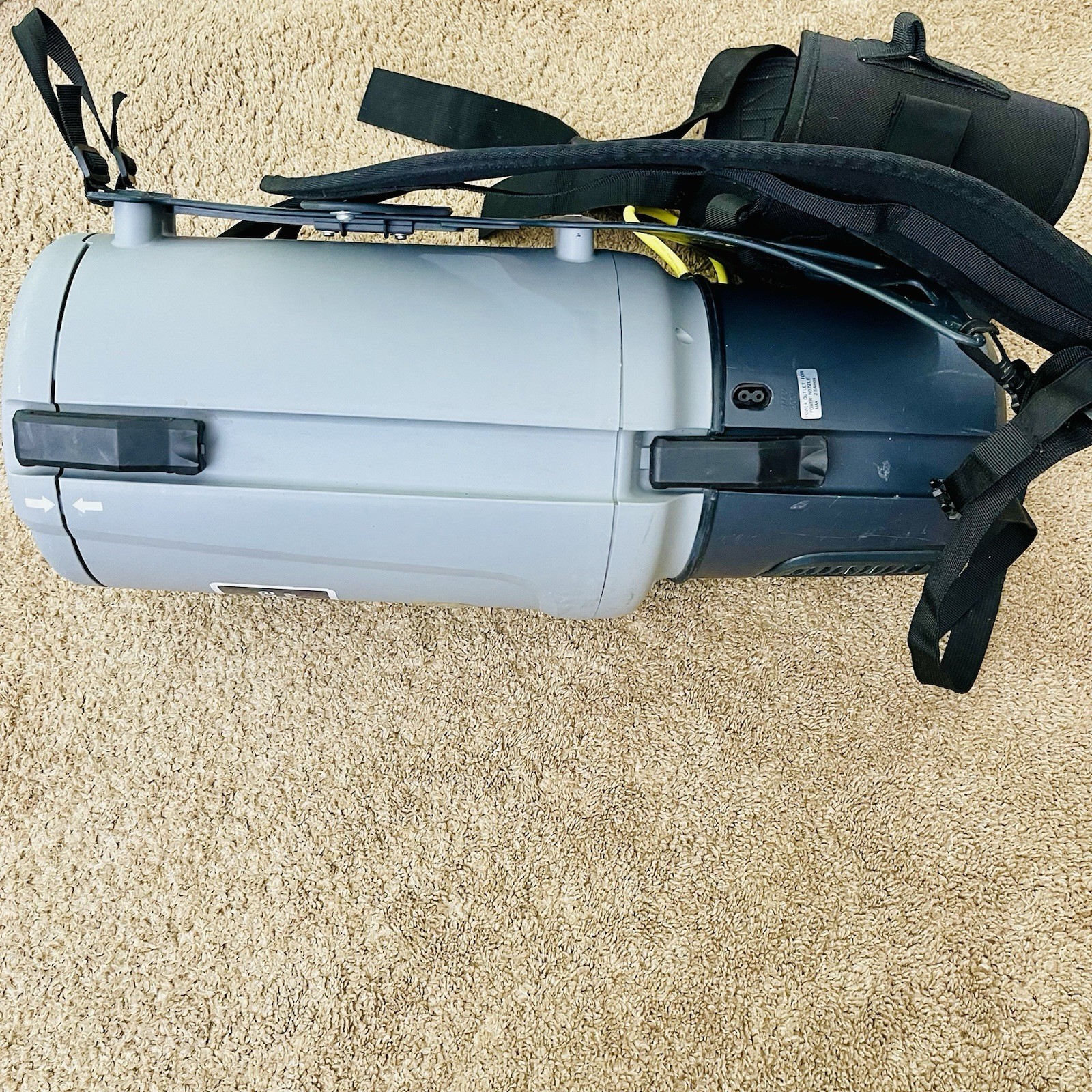 Advance Agility 10XP Backpack Vacuum cleaner Tested Works NO HOSE!!
