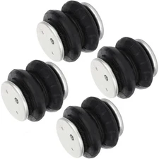 For 3/8" 1/2" NPT Port Heavy Duty 2600 LBS 4x Air Suspension Spring Air Bags