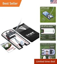 Lightweight 12"x6" Golf Putting Mirror - Master Your Accuracy Indoors Outdoors