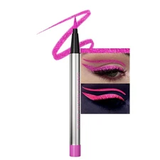 evpct Purple Shimmer Eyeliner UV Neon Gel Eyeliner Pencil Makeup, Rainbow Hal...
