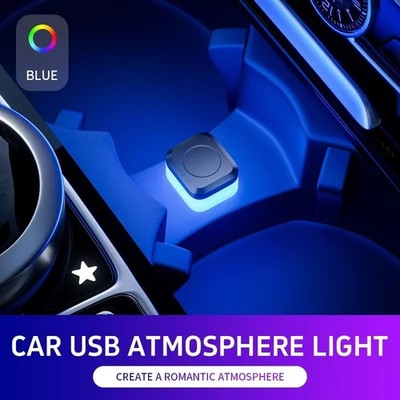 Mini USB LED Light Car Interior Neon Atmosphere Ambient Lamp Bulb Accessories US