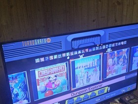 TurboGrafx-16 Mini Duo Console TURBO GRAFX 2020 HDMI With Two Controllers. Works