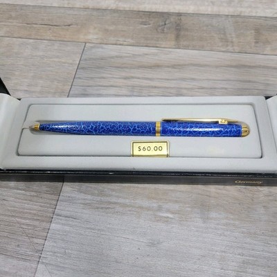 ELYSEE Blue Laque Leather Ballpoint PEN Germany Ball Point