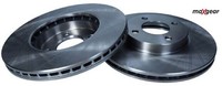 2X Bremsscheibe Maxgear 19-3218 2 Bremsscheiben Vorderachse Vorne FüR Nissan