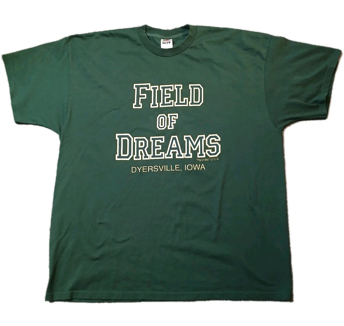 T-Shirt Original NOS Vintage 90s BLANK KELLY GREEN T-Shirt XL