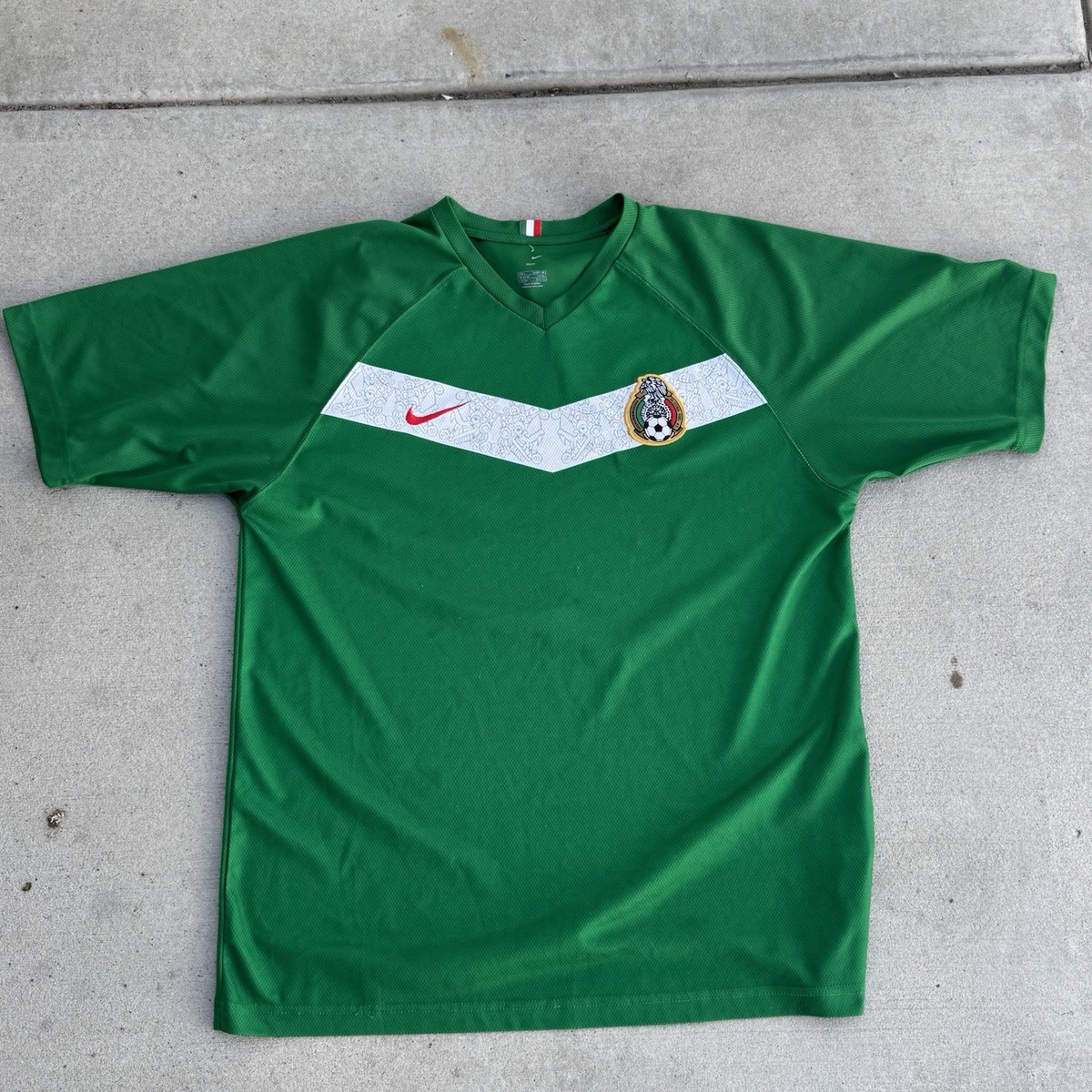 Vintage Nike 2006 Mexico World Cup Jersey (training Pre Game) Home