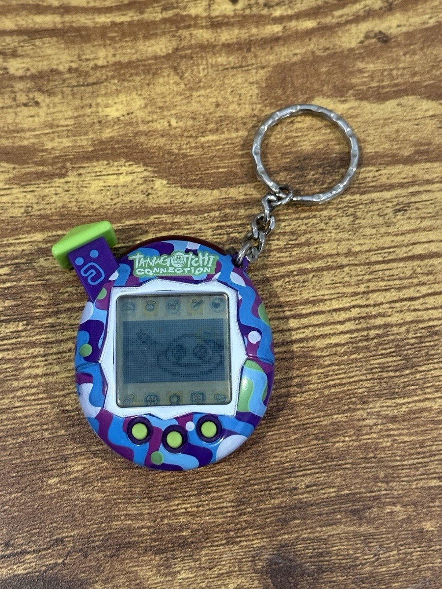 Tamagotchi Connection v5 / 海外版ふぁみたま Tamagotchi Connection v5 Blue Abstract Familitchi New Battery