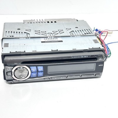 Alpine CDE-9872 Car Stereo Receiver MP3 CD Player & Harness Tested Working