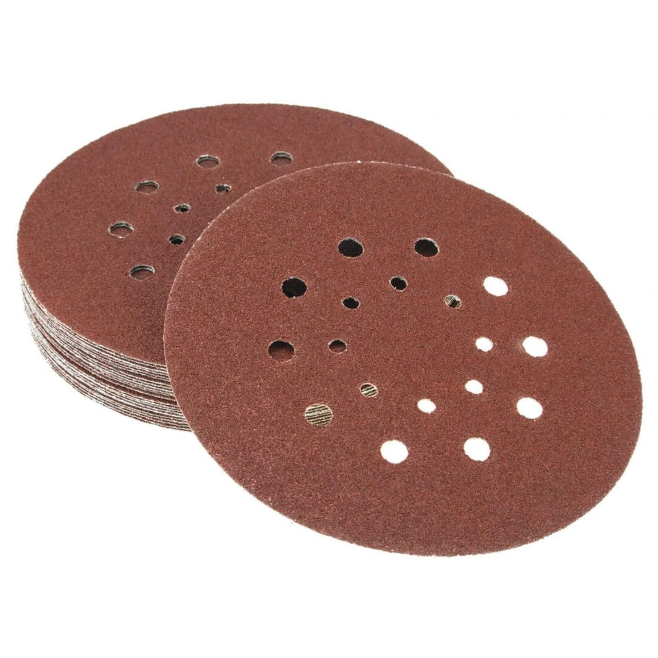 ECKRA 25 Klett Schleifscheiben 225 mm Wand- Deckenschleifer Schleifpapier 10 + 8 Loch