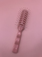 Vented Ball Tip Hair Brush 90 s Vintage Pink Retro Comb Tangle Thailand