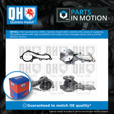 Water Pump fits NISSAN PRIMERA 1.6 96 to 08 QG16DE Coolant QH 2101095F0A Quality