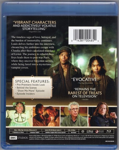 Interview with the Vampire: Season 2 (Blu-ray, With Collectable Art Cards) - Bild 4 von 5