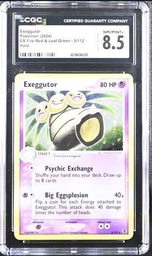 Exeggutor graded CGC 8.5 for sale on eBay
