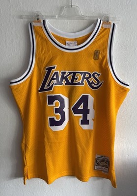 Shaquille O'Neal Los Angeles Lakers 1996-97  Player Jersey Size L gelb