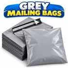 Postal Mailing Bags Grey Strong Poly Self Seal Packaging Postage