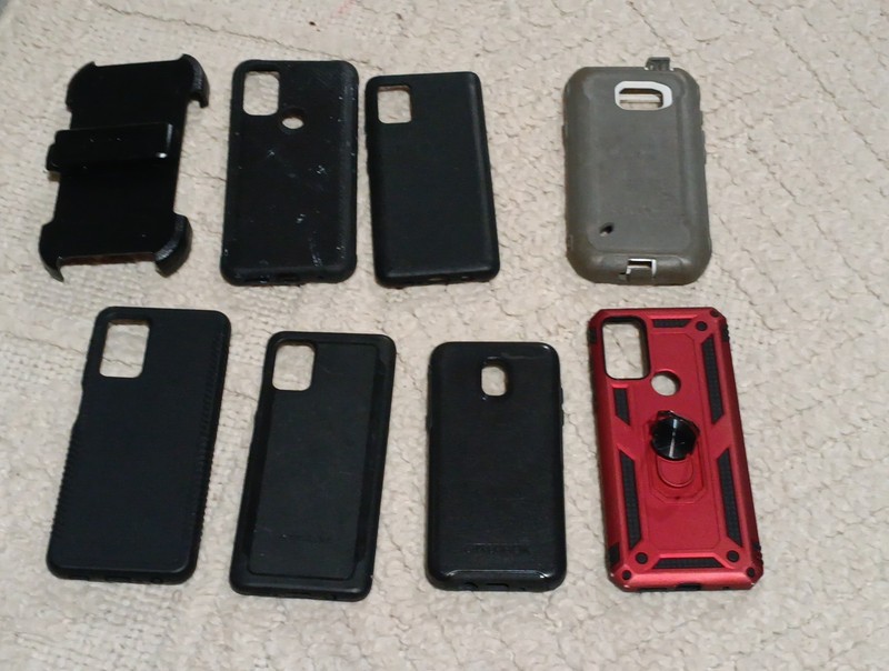 Lot Of 8 Phone Cases Used Samsung/Android