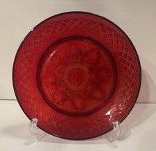 Cristal D Arques ~ Durand “Antique Ruby” ~ Salad Plate 8” ~ From 1999-to-2008