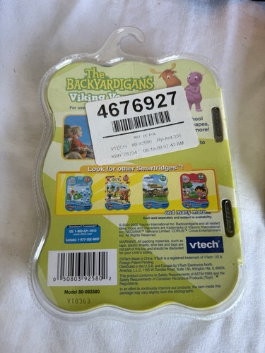 VSmile Vtech Cyber Pocket Learning System Handheld Bundle: 5 Games AV Cable Case - Picture 7 of 10