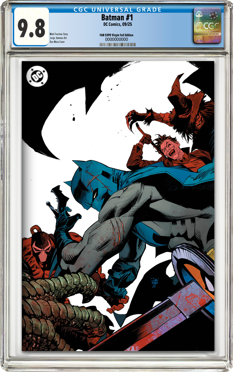 Batman #1 Exclusive Virgin Foil Variant Cover by Dan Mora CGC 9.8