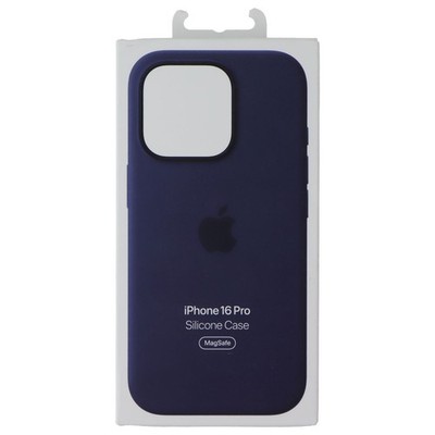 Apple Official Silicone Case for MagSafe for Apple iPhone 16 Pro - Denim