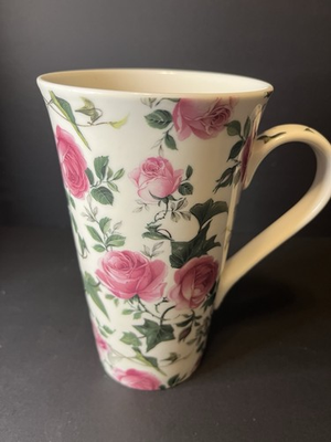 #ad #ad Kent Pottery Rose amp; Ivy Floral Porcelain Mug 16 Oz Pink Ashley GracePattern $22.99