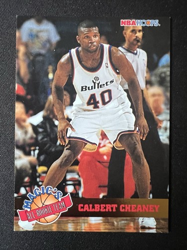 1993-94 Hoops Calbert Cheaney #6 Magic's All-Rookies