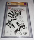 CGC SS 9.4 Amazing Spider-man 648 Original Sketch Comic Art OOAK Cloak Dagger