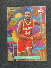 2025-26 Topps Finest Uncommon Oil Spill Rookie Asa Newell #112