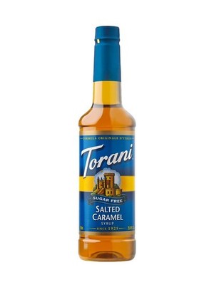 Torani Sugar Free Salted Caramel Syrup, 25.4 oz - FREE & FAST SHIP