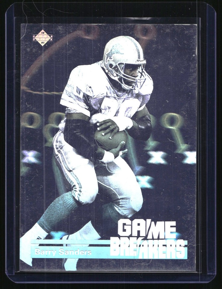 1991 Upper Deck Barry Sanders #GB1 Game Breakers Detroit Lions