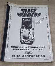 Taito Space Invaders Part 2 Arcade Machine - Original Manual and Parts Catalog