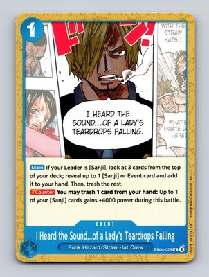 TCG One Piece Karte I Heard the Sound...of a Lady's Teardrops Falling EB04-029