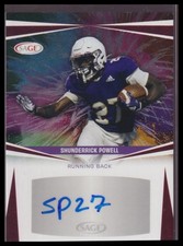 2025 SAGE HIT #A-SP Shunderrick Powell Autographs Blue (Low Series)