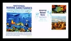 US COVER NATIONAL MARINE SANCTUARIES IMPERFORATE FDC PANDA CACHET