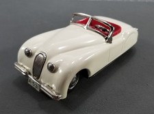 NICE Vintage 1950s Tin Litho Jaguar XK-120 A-531 Friction Car 6" Long Japan