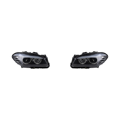 Scheinwerfer Set Halogen Frontscheinwerfer passend für BMW 5er FFF11 10-13 H7 LR