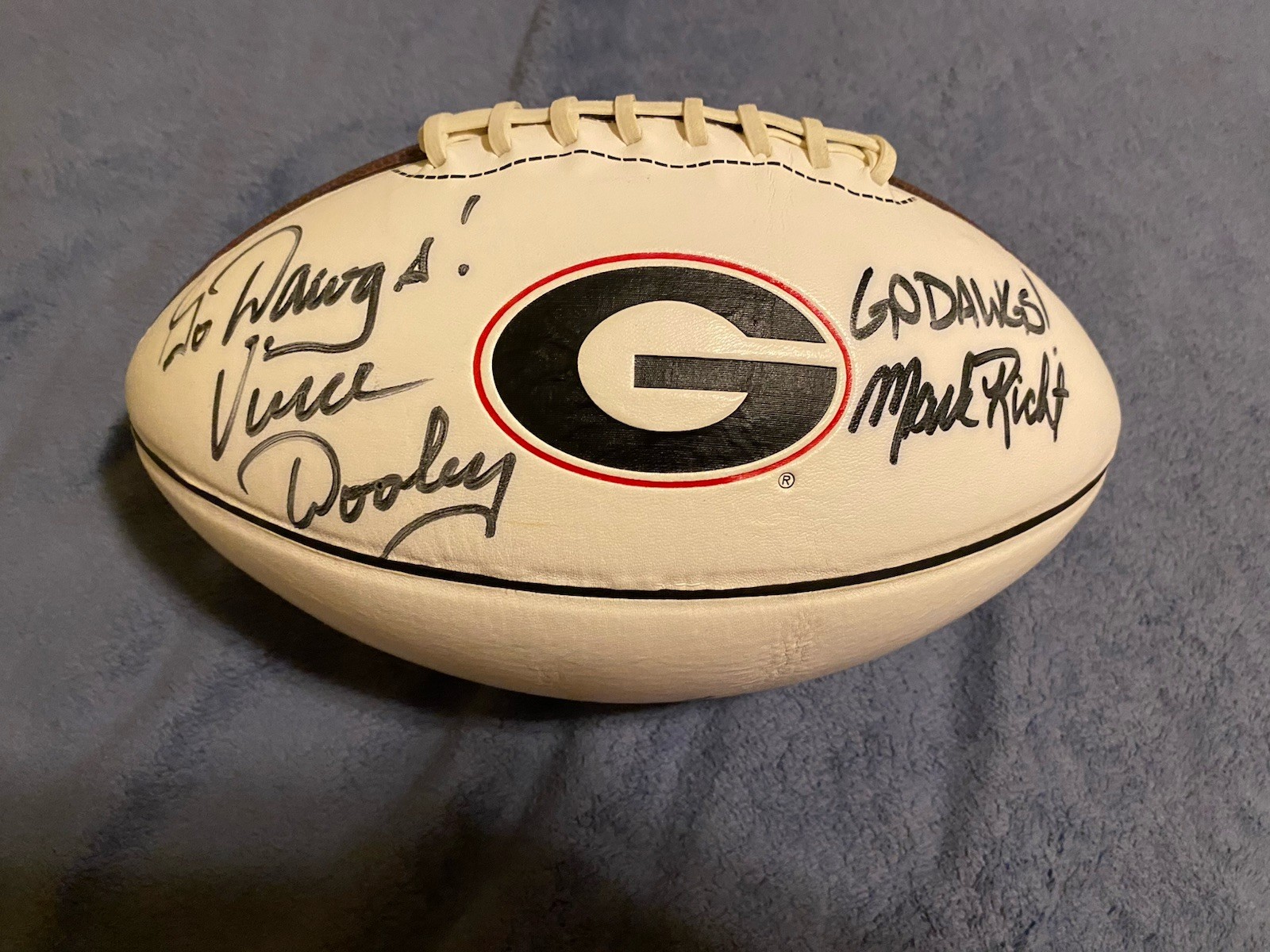Kirby Smart Autographed Signed Georgia Bulldogs Dooley Goff Richt Donnan Georgia Bulldog Football! JSA COA!!! 